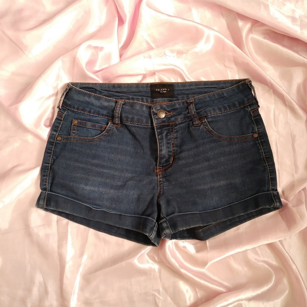 Blue Denim Shorts